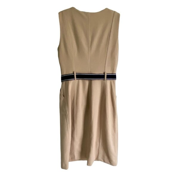 Tommy Hilfiger Sleeveless Scuba Crepe Dress with Front Zipper Pockets Size 4 - Picture 5 of 10